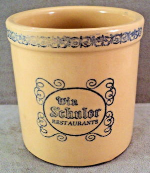 Win Schulers - Stoneware Crock